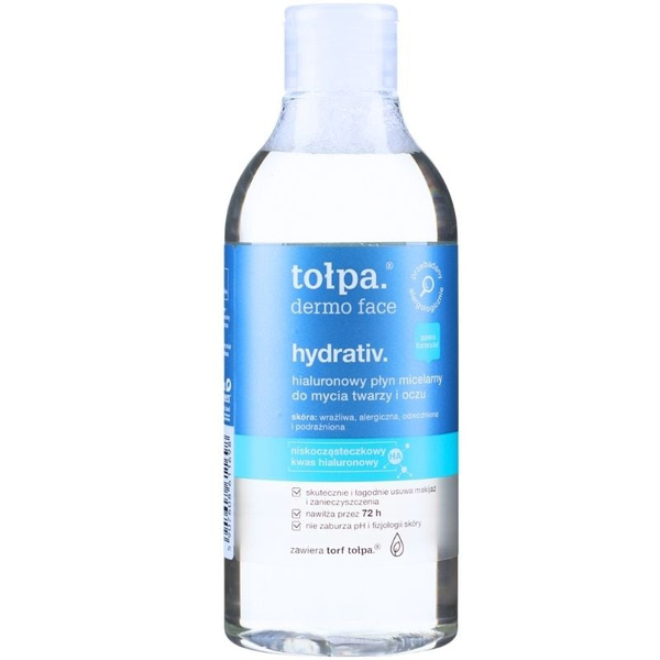 Tolpa Dermo Face Hydrativ Hyaluronic Micellar Lotion For Face And Eyes 400ml