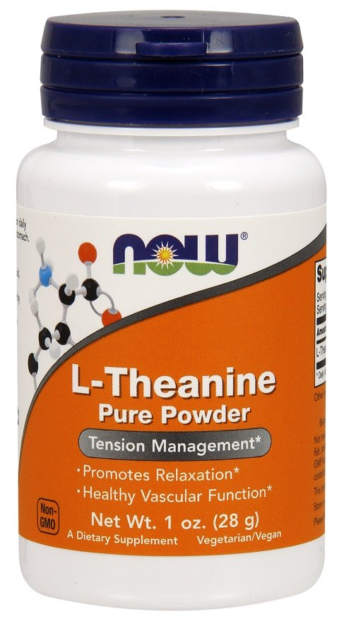 NOW Foods L-Theanine Pure Powder For Relaxation 28g