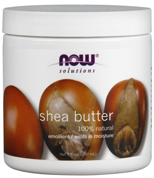 Now Foods Solutions Moisturizing Shea Butter 100% Natural for Dry Rough Skin 207ml