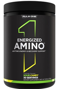 Rule One Energized Amino, Sour Candy - 270g