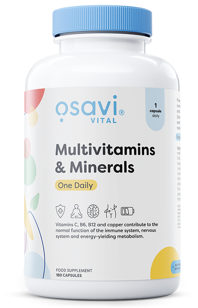 Osavi Multivitamins & Minerals One Daily for Adults 180 Caps