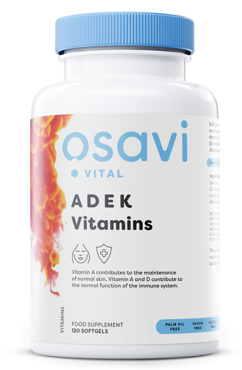 Osavi ADEK Vitamins for Immunity and Bone Health 120 Softgels