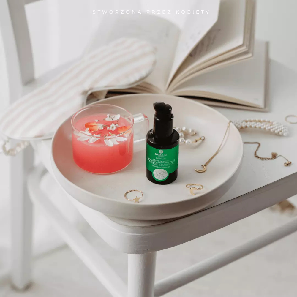 BasicLab Advanced Acid Peeling for Acne & Imperfections with 6% Shikimic Acid, 5% Mandelic Acid, 3% Lactobionic Acid - 30ml