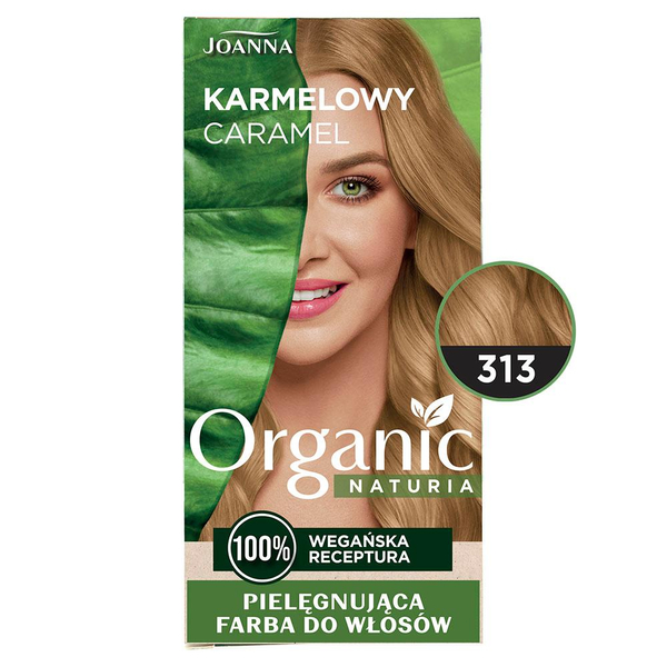  Joanna Organic Vegan Farba Kakaowy Nr 313 Karmel 1 Sztuka