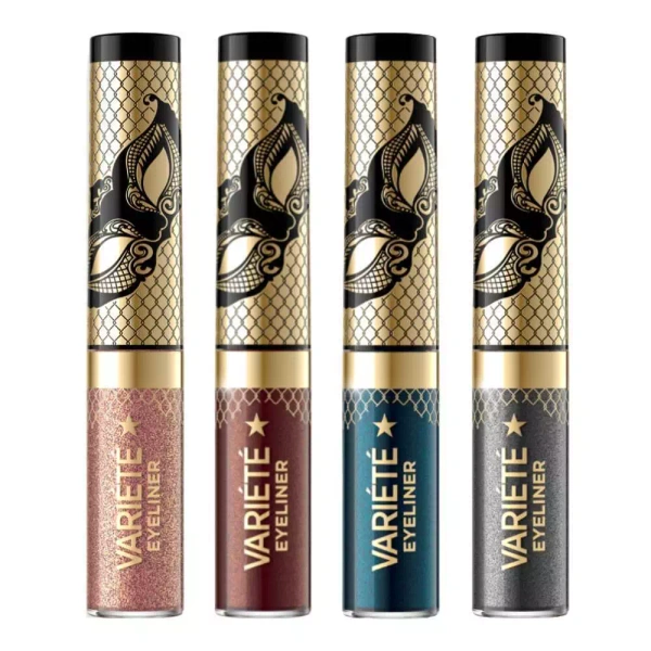 Eveline Variete Wodoodporny Kolorowy Eyeliner w Kałamarzu Nr 02 Shiny Brown 4ml