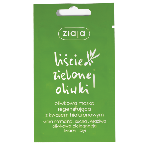 Zaja Olive Leaf Regenereting Mask with Hyaluronic Acid for Normal Dry and Sensitive Skin 7ml