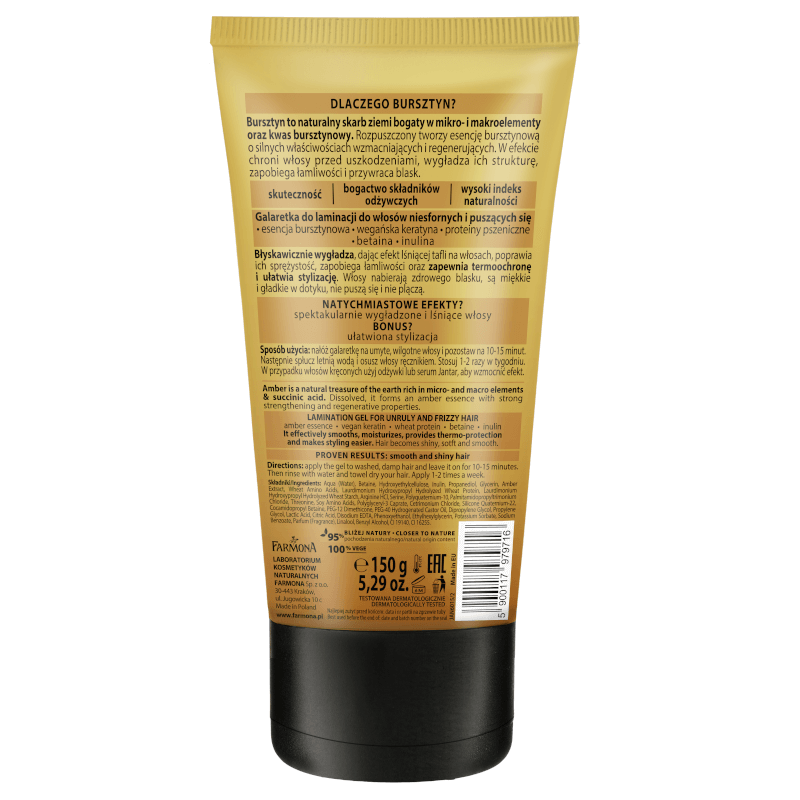 Jantar Luxurious Hair Lamination Jelly with Amber Essence