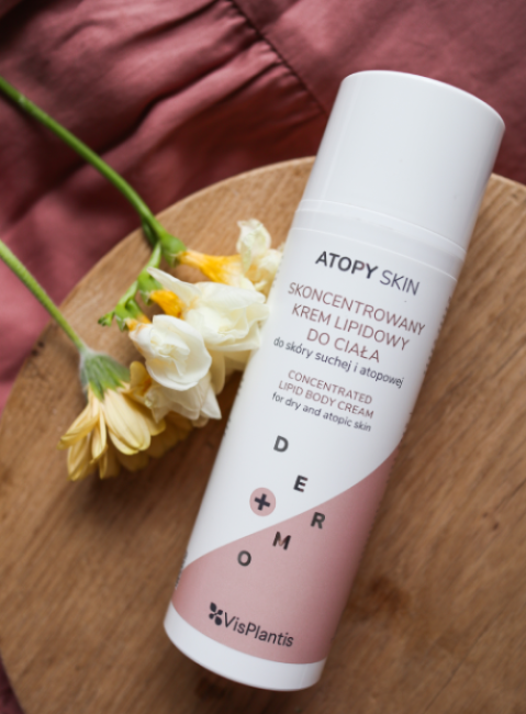 Vis Plantis Atopy Skin Skoncentrowany Krem Lipidowy do Ciała do Skóry Suchej i Atopowej 150ml