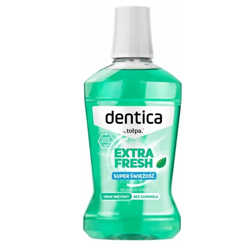 Tolpa Dentica Extra Fresh Mouthwash Alcohol-Free Enamel Protection 500ml