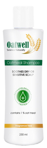 Oatwell Oatmeal Łagodzący Szampon do Wrazliwej Skóry Głowy z Formułą Płatków Owsianych 230ml