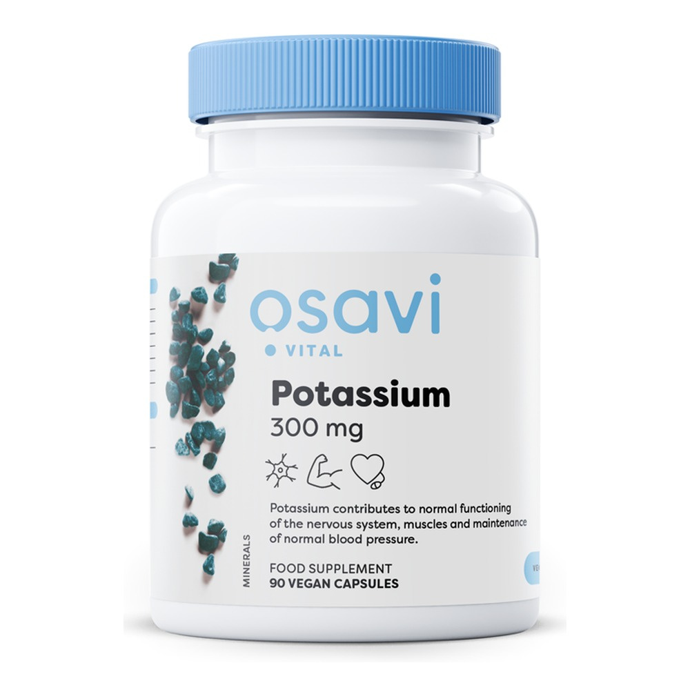 Osavi Potassium 300mg for Electrolyte Balance 90 Vegan Capsules