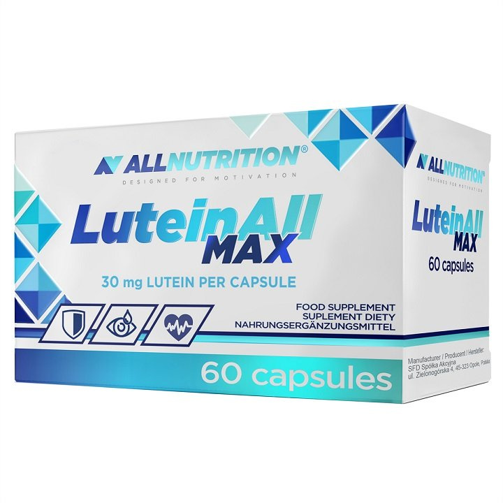 Allnutrition Luteinall Max for Good Vision with Vitamin A 60 Capsules