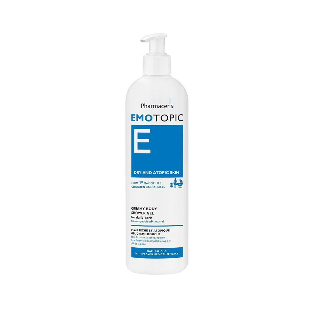Pharmaceris E Emotopic Creamy Body Shower Gel for Dry and Atopic Skin 400ml