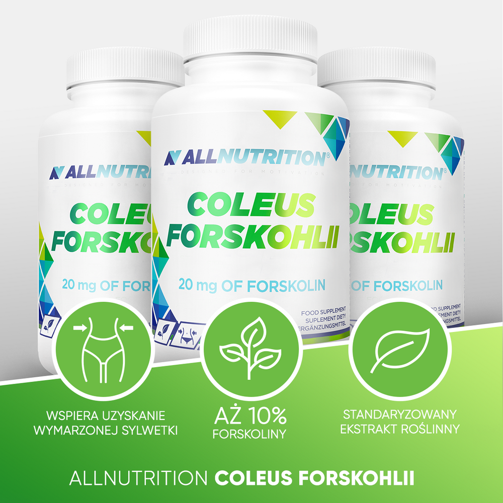 Allnutrition Coleus Forskohlii Supports Maintaining Your Dream Figure 90 Capsules