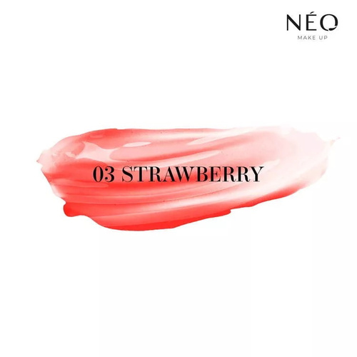 Neo Makeup Intense Serum Nawilżający Olejek Odżywczy do Ust Nr 03 Strawberry 5ml