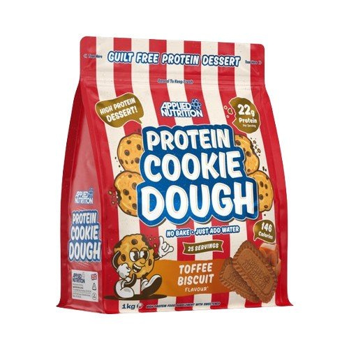 Applied Nutrition Protein Cookie Dough Dessert Toffee Biscuit Wysokobiałkowy Deser 1000g