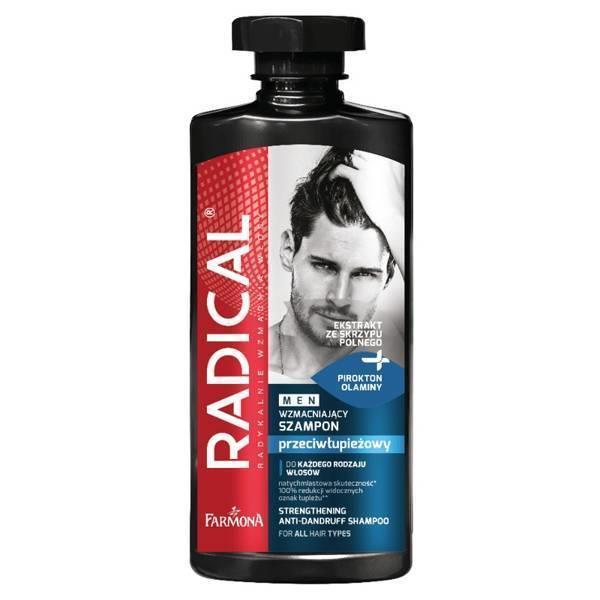 Radical Men Przeciwłupieżowy Szampon Wzmacniający do Każdego Rodzaju Włosów 400ml