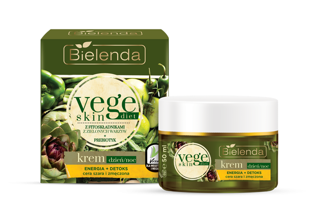 Bielenda Vege Skin Diet Krem do Twarzy na Dzień i Noc do Skóry Szarej i Zmęczonej 50ml