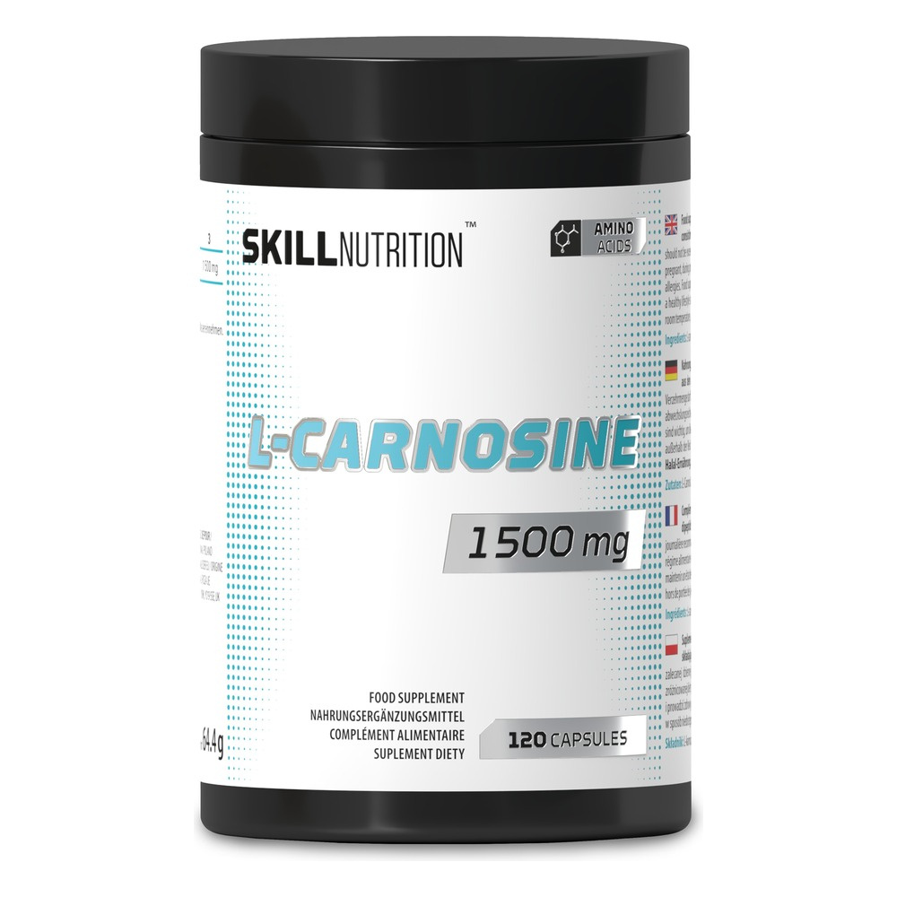 Skill Nutrition L-Carnosine 1500mg 120 kapsułek wegańskich