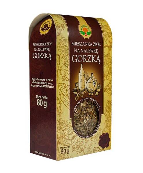 Natura Wita Mieszanka Ziół na Nalewkę Gorzką 80g