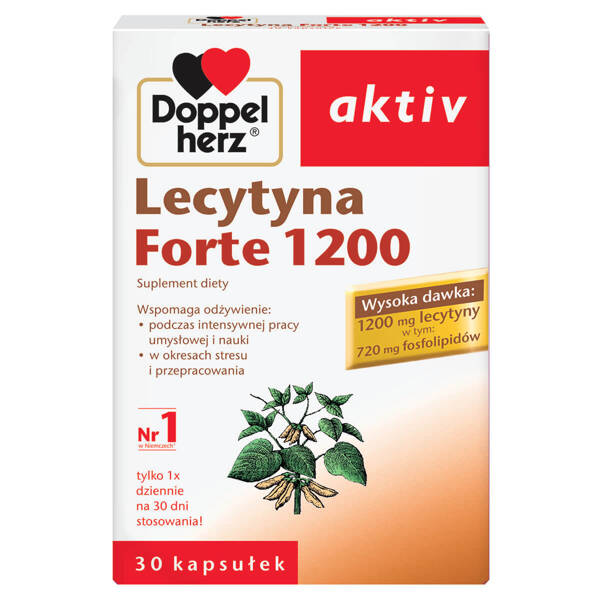 Doppelherz Aktiv Lecithin 1200 Forte Intensive Brain Work 30 Capsules