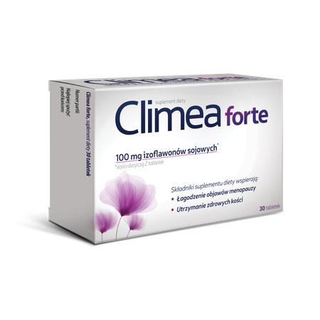 Aflofarm Climea Forte Relieves Menopause Symptoms 30 Tablets