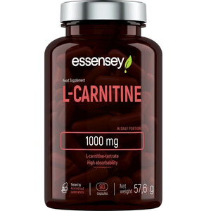 Essensey L-Carnitine 1000mg For Fat Metabolism Support 90 Capsules