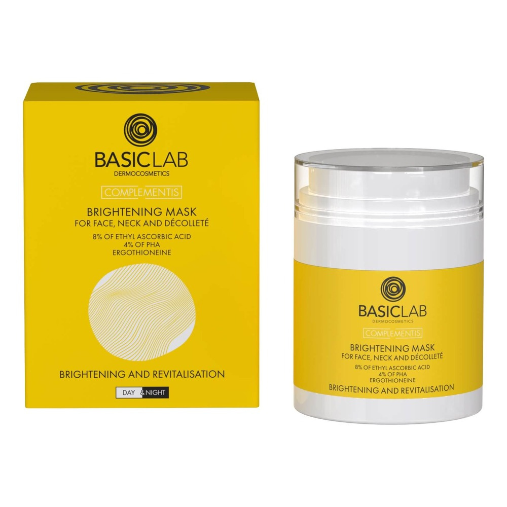 BasicLab Complementis Brightening Mask Face Neck Decollete 50ml