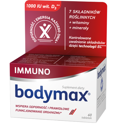 Bodymax Immuno Odporność Witaminy i Minerały 60 tabl.