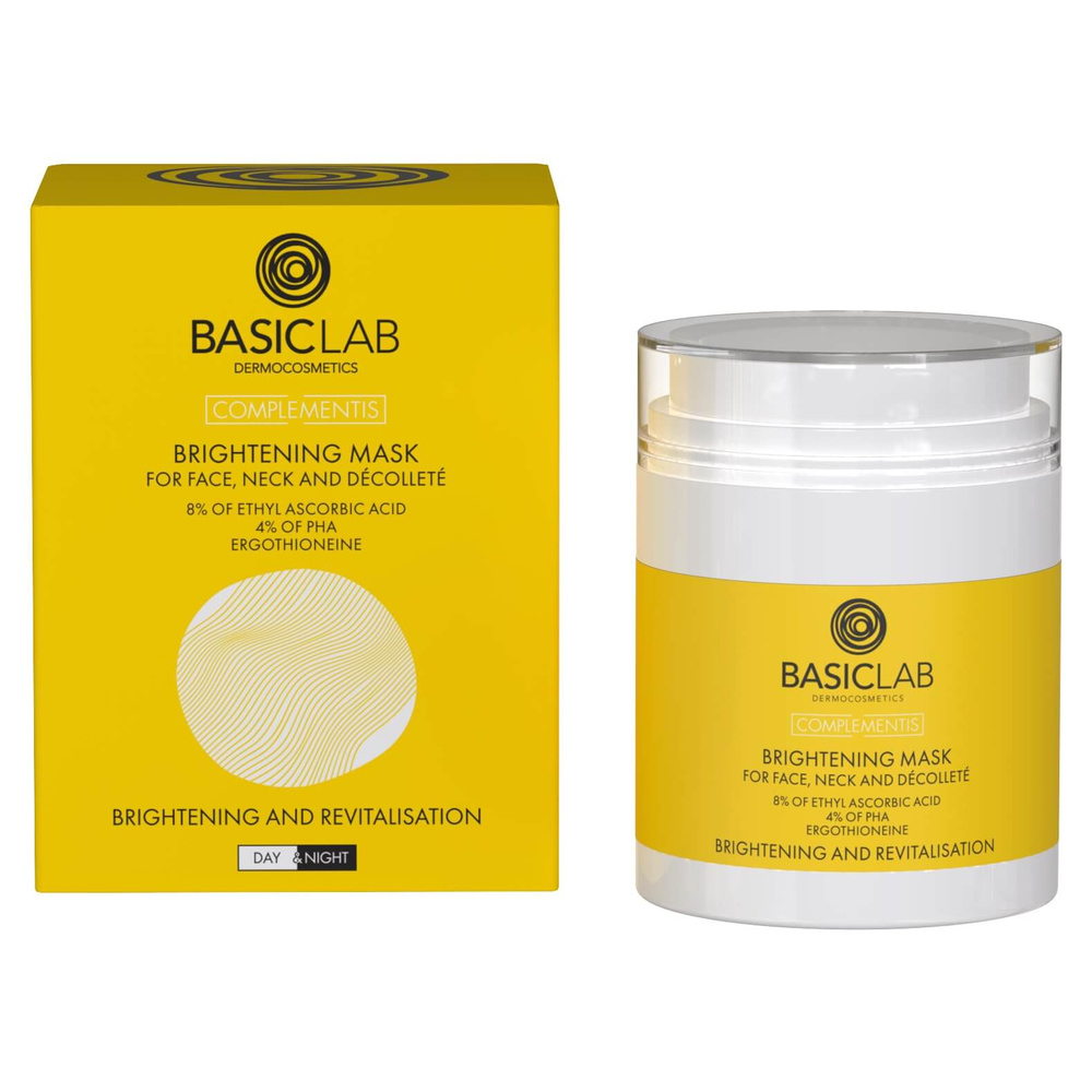 BasicLab Complementis Brightening Mask Face Neck Decollete 50ml