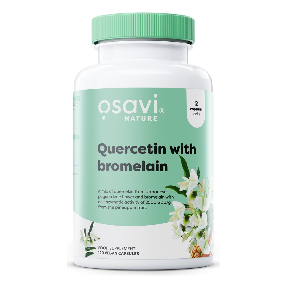 Osavi Quercetin with Bromelain Dietary Supplement 120 Vegan Capsules