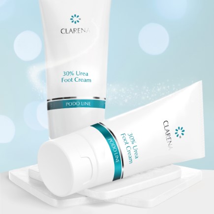 Clarena Podo Line 30% Urea Foot Cream - Intensive Moisturizer for Dry, Cracked Skin (100ml)
