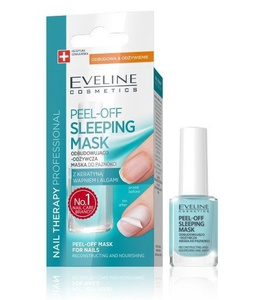 Eveline Peel Off Sleeping Mask Odbudowująco Odżywcza Maska Do Paznokci Wzmacnia 12ml