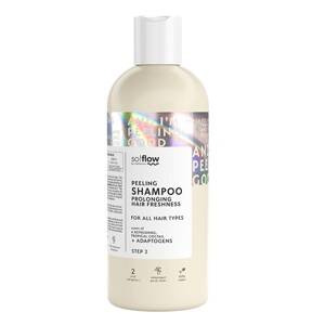 So!Flow Peelingujący Szampon Przedłużający Świeżość dla każdego Rodzaju Włosów 400ml