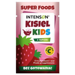Intenson Kisiel Kids z Tapioki z Truskawkami i Acai bez Gotowania 20g Best Before 30.11.25