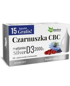 EkaMedica Czarnuszka CBC Silver 75 Kapsułek