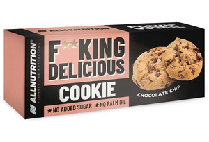 Allnutrition Fitking Delicious Cookie Chocolate Chip Kruche Ciasteczka z Kawałkami Czekolady 135g