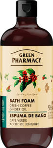 Green Pharmacy Pianka do Kąpieli Zielona Kawa i Olejek Imbirowy 500ml