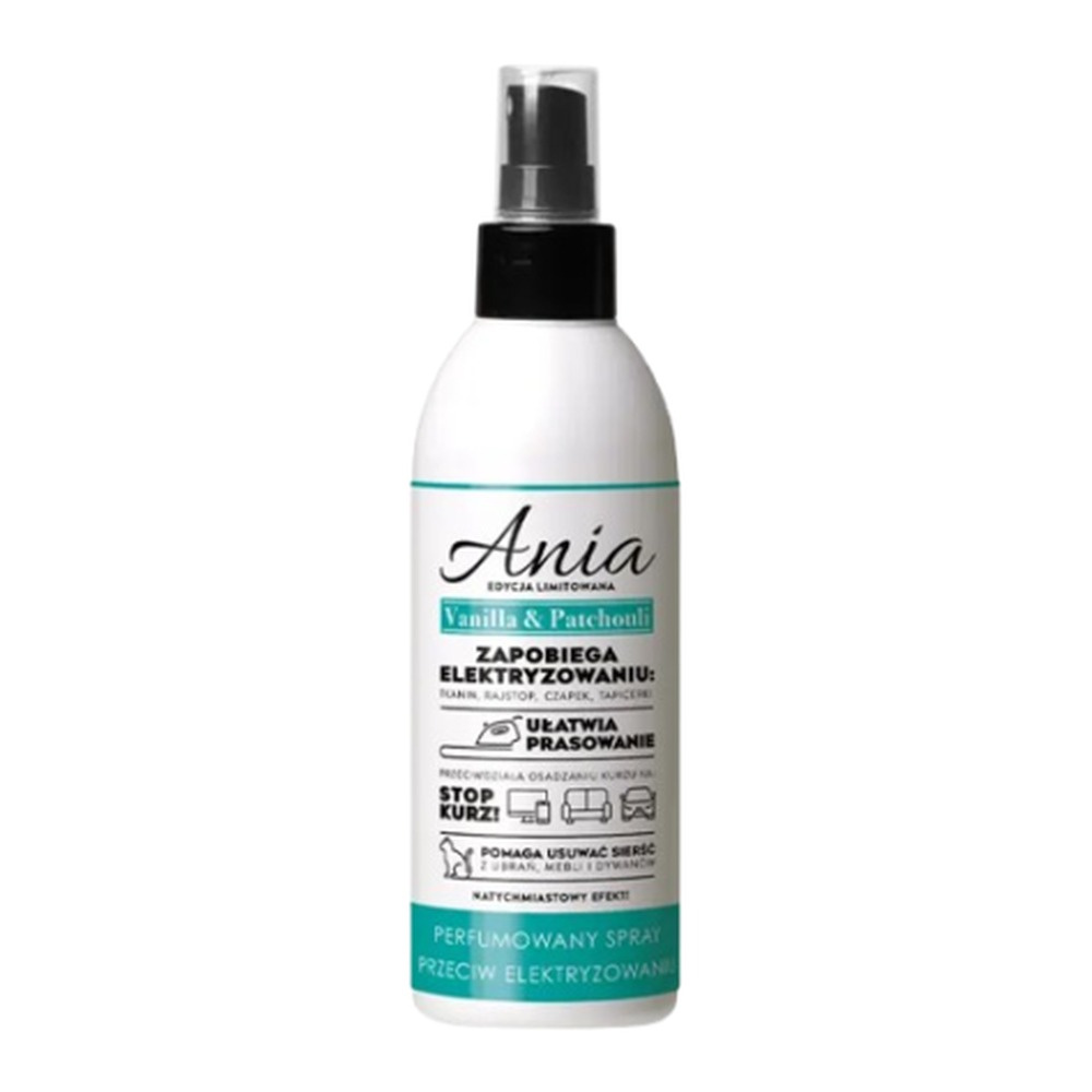 Barwa Household Ania Antyelektrostatyczny Płyn Vanilla & Patchouli 220ml