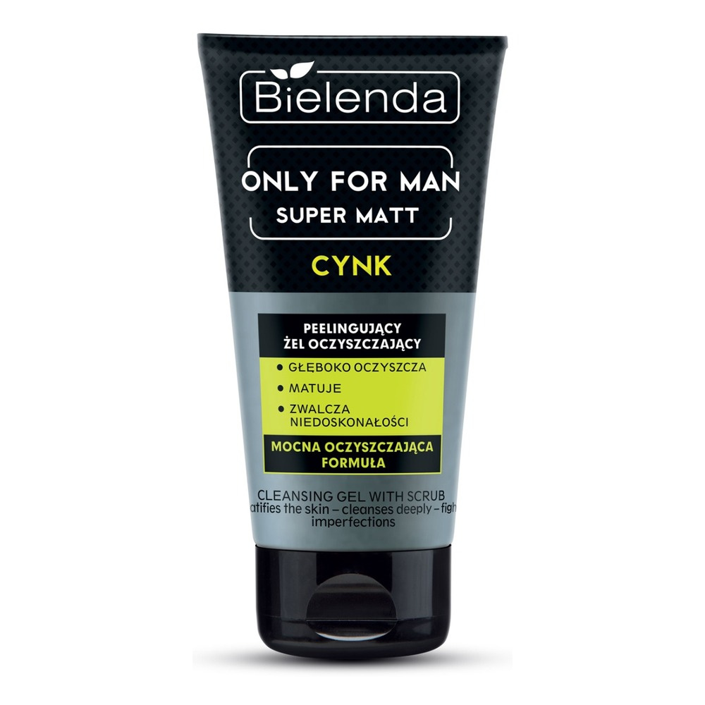 Bielenda Only for Men Super Mat Peelingujący Żel Oczyszczający 150g