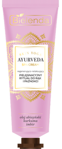 Bielenda Ayurveda Skin Yoga SPA Cream Regenerująco - Relaksujący Rytuał Pelęgnacyjny do Rąk i Paznokci 50ml