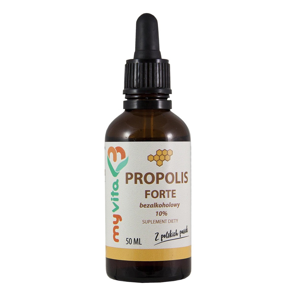 MyVita Propolis Forte bezalkoholowy 10% krople 50ml