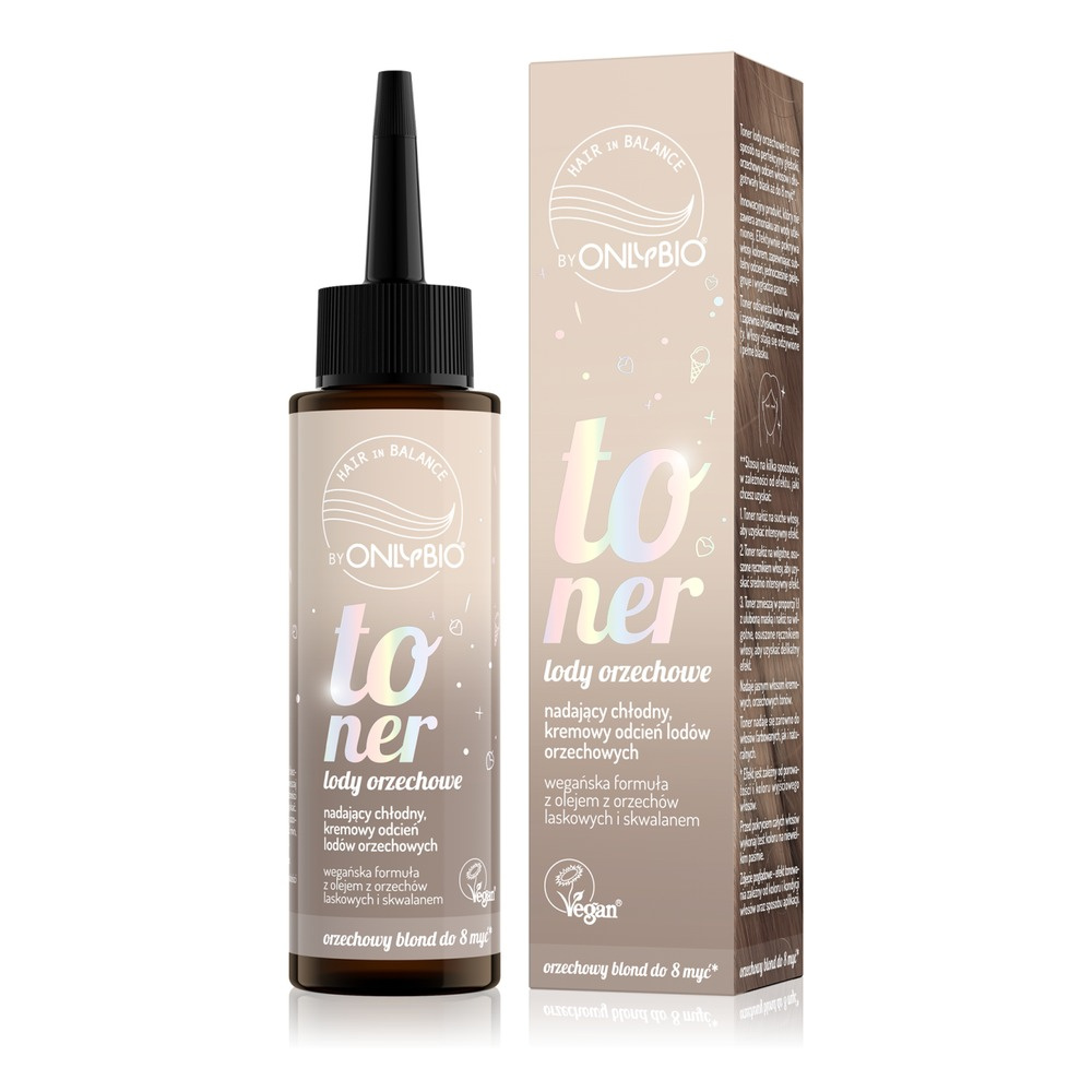 OnlyBio Hair in Balance Toner do Włosów Lody Orzechowe 100ml