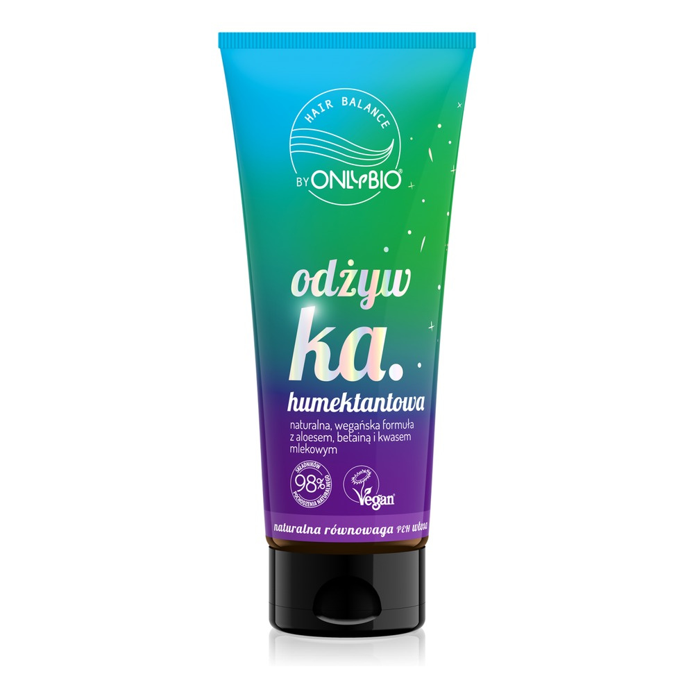 OnlyBio Hair Balance Odżywka Humektantowa z Naturalną Wegańską Formułą dla Włosów Suchych 200ml
