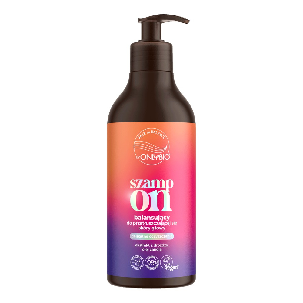 OnlyBio Hair Balance Szampon Balansujący do Przetłuszczającej Się Skóry Głowy 400ml