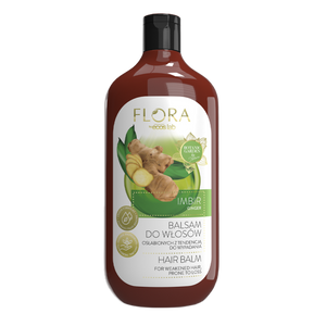 Flora by EcosLab Imbir Balsam do Włosów Osłabionych z Tendencją do Wypadania 500ml
