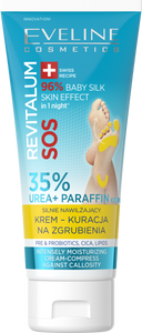 Eveline Revitalum SOS 35% Urea Silnie Nawilżający Krem-Kuracja na Zgrubienia dla Skóry Suchej 75ml