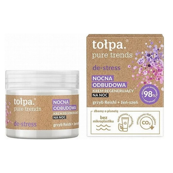 Tolpa Pure Trends De Stress Regenerująco-Łagodzący Krem na Noc 50ml