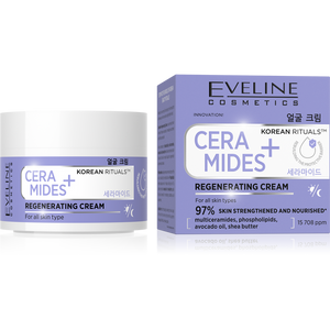 Eveline Korean Rituals Ceramides+ Regenerujący Krem dla każdego Rodzaju Skóry na Dzień i na Noc 50ml