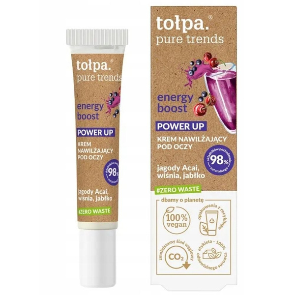 Tolpa Pure Trends Energy Boost Energetyzujący Krem pod Oczy Nawilżenie i Pielęgnacja przeciw Zmęczeniu 15ml